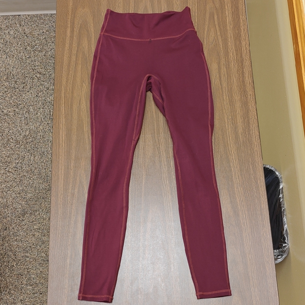 Fabletics Motion365 Deep Burgundy Leggings